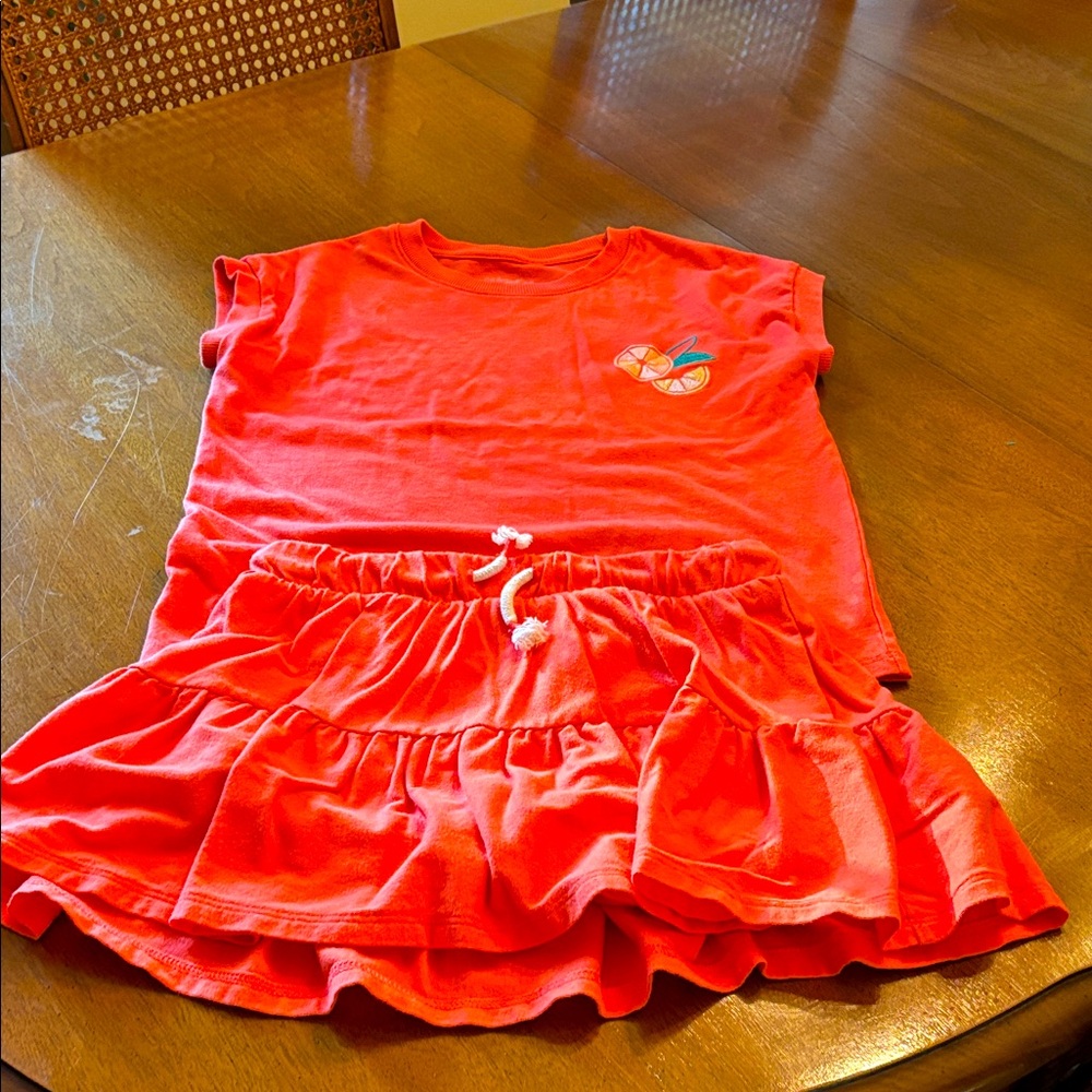 Cat & Jack Kids Matching Set - Bright Orange